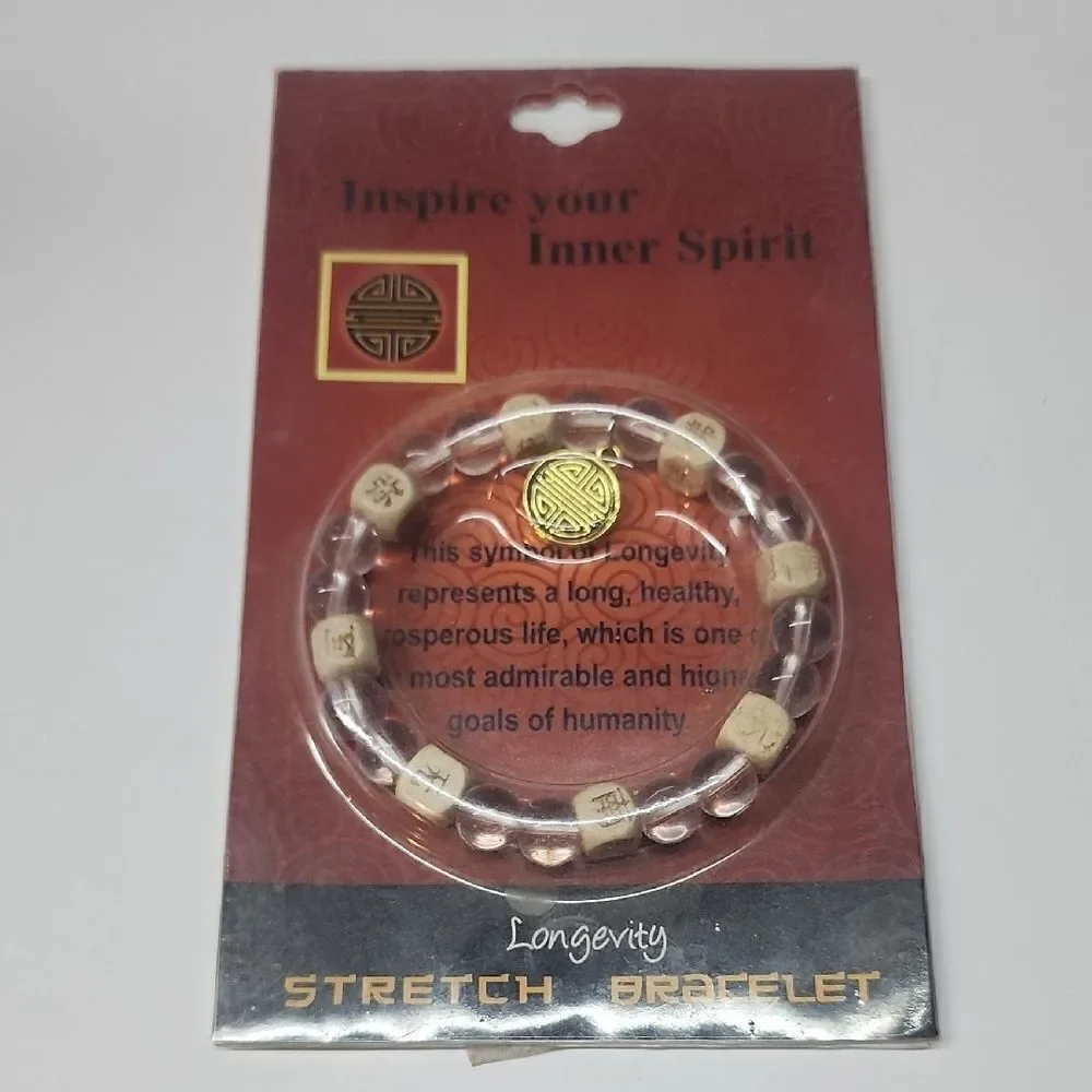 Longevity Bracelet 2015 Biege and Clear